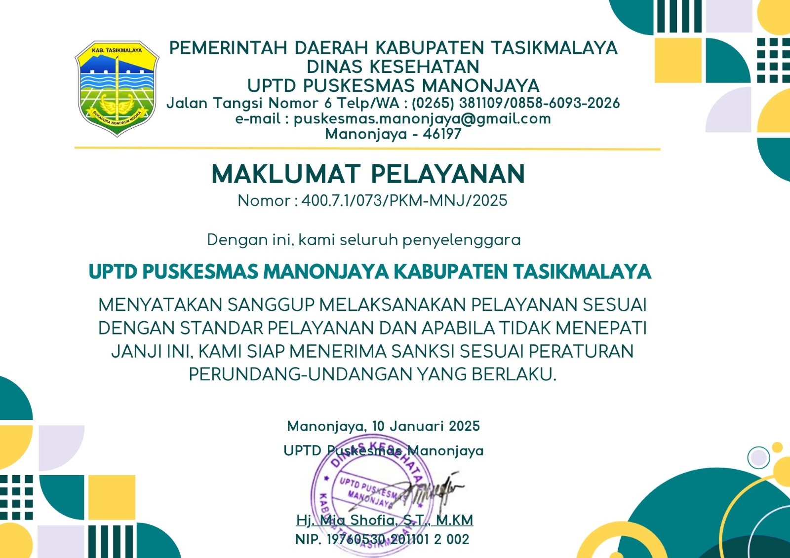 Maklumat Pelayanan post thumbnail image